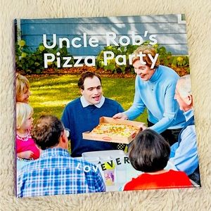 Lovevery board book “Uncle Rob’s Pizza Party”